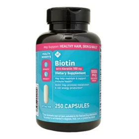 Member's Mark Biotin 10,000mcg with Keratin