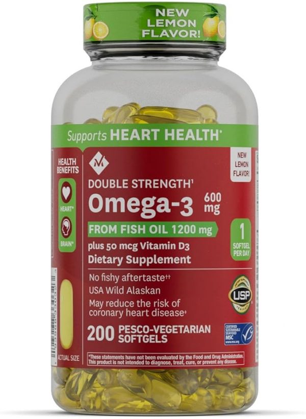 Member's Mark 600mg Omega-3 from Fish Oil with 50 mcg