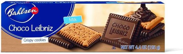 Bahlsen Choco Leibniz Milk Cookies - Leibniz Butter Biscuits topped