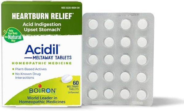 Boiron Acidil for Relief of Acid Reflux, Heartburn, Indigestion