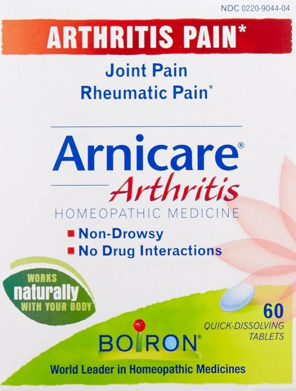 Boiron Arnicare Arthritis, 60 Tablets, Homeopathic Medicine for Arthritis