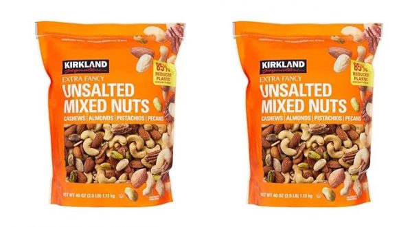 Kirkland Signature QNKDQK Extra Fancy Unsalted Mixed Nuts