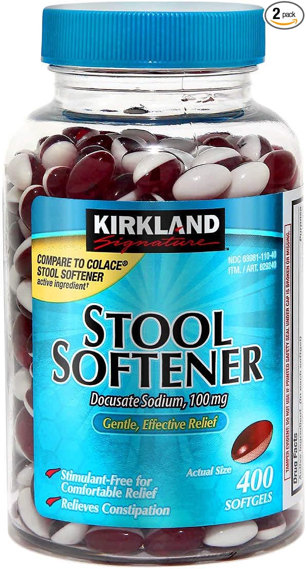 Kirkland Signature Stool Softener Docusate Sodium