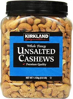 Kirkland Signature Unsalted Cashews