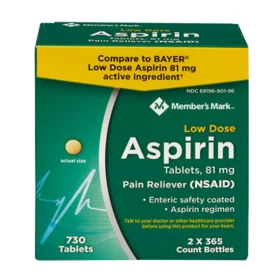 Member's Mark 81mg Low Strength Aspirin