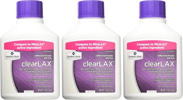Member's Mark ClearLAX (17.9 Ounce, 3 Pack)