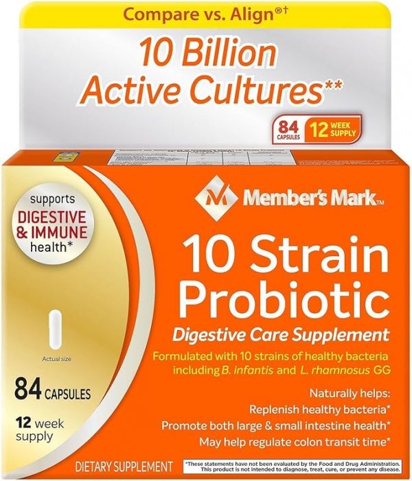 Probiotic Digestive Care Supplement - 2/42ct. Bottles
