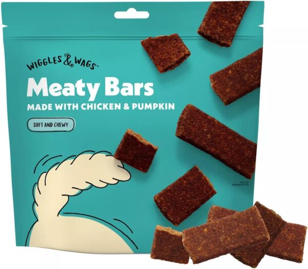 Wiggles and Wags Meaty Bars Made with Chicken & Pumpkin
