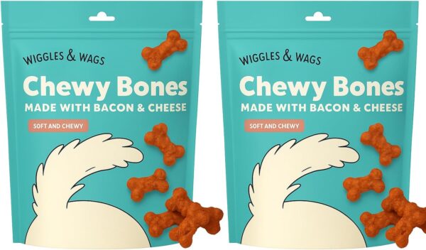Wiggles & Wags Chewy Bones Dog Treats